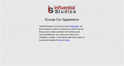 Desktop Screenshot of influentialstudios.com